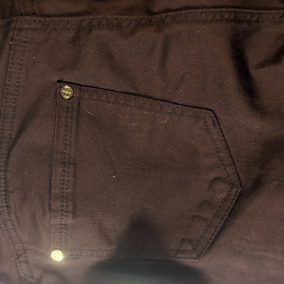 Iman Global Chic Perfect Fit 360  Chocolate Brown Jeans Size 16 New with tags - Picture 9 of 16